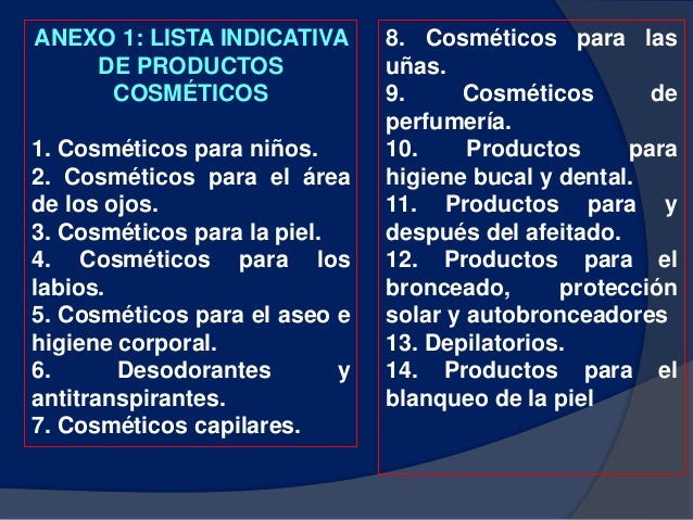 Cosmeticos clase 01