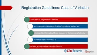 Cosmetic Regulations , Registration and Import Registration in India