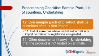 Cosmetic Regulations , Registration and Import Registration in India