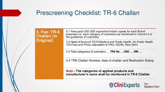 letter annexure 6 covering Regulations Cosmetic Import and , Registration letter annexure 6 covering Regulations Cosmetic Import and , Registration