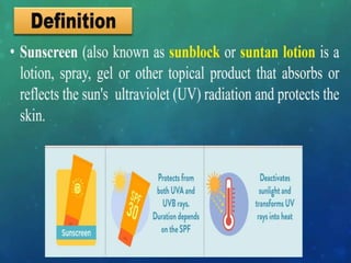 COSMETICS, PREPARATION AND IT'S EVALUATION.