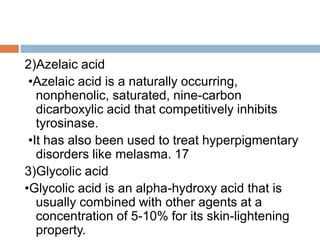 Cosmetics STRUCTURE OF SKIN and skin related problems like dry skin ...