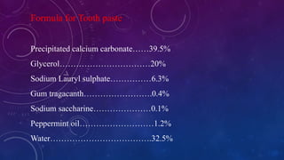 Toothpaste Equation Cosmetics | PPTX