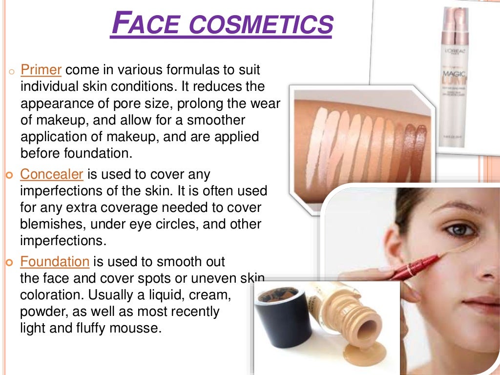 COSMETICS CLASSIFICATION By Tannu Saini