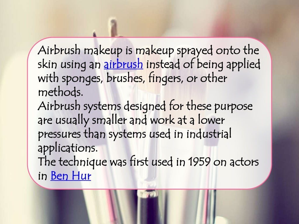 Technology in the field of Cosmetics