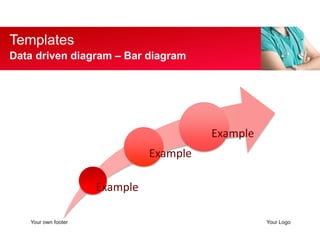 Templates 
Data driven diagram C Bar diagram 
Example 
Example 
Example 
Your own footer Your Logo 
 