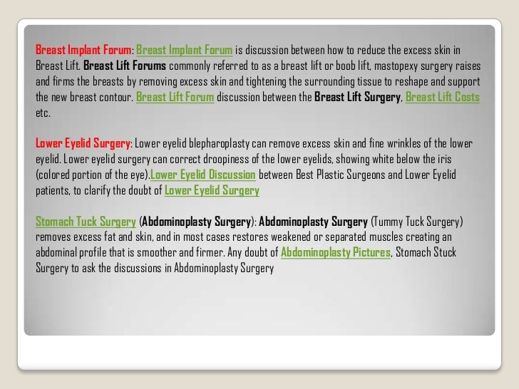 Best Cosmetic Surgery Forums In Cosmeticsurgeryfriends Com