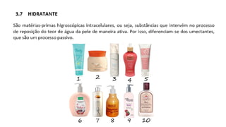 COSMETOLOGIA, fundamentos básicos e salutares pptx