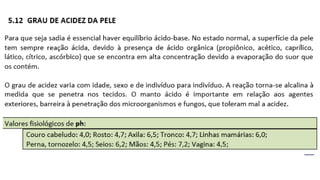 COSMETOLOGIA, fundamentos básicos e salutares pptx