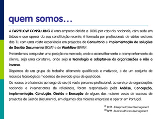 Easyflow Consulting on.... LinkedIN