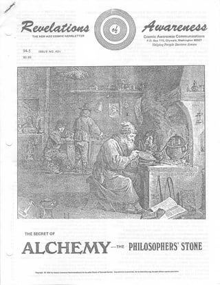 Cosmic Awareness 1994-05: The Secrets of Alchemy - The Philosopher's Stone