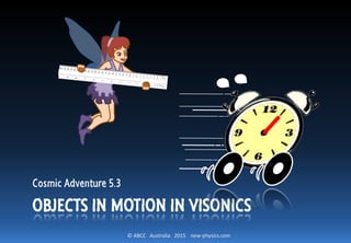 © ABCC Australia 2015 new-physics.com
OBJECTS IN MOTION IN VISONICS
Cosmic Adventure 5.4
 