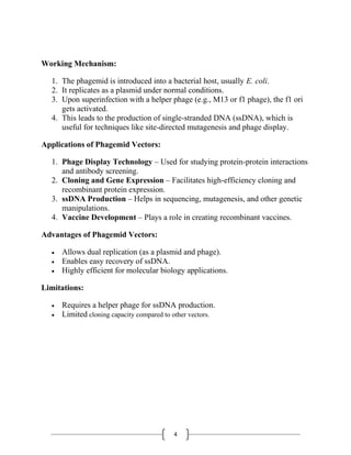 Cosmid Phagemid Vectors For B Sc Biotechnology Botany Students Pdf Cosmid Phagemid Vectors For B Sc Biotechnology Botany Students Pdf