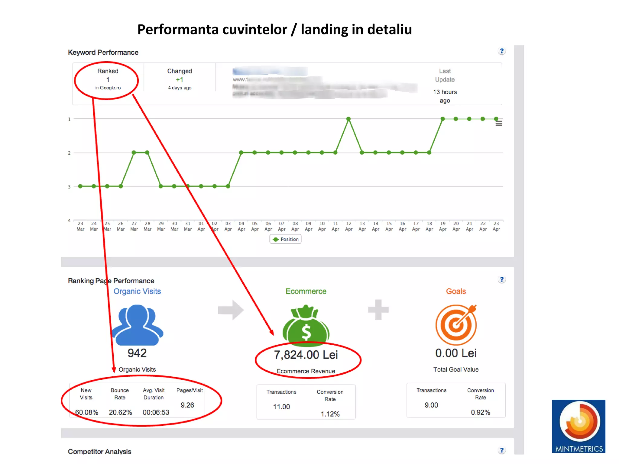 Performanta cuvintelor / landing in detaliu
 