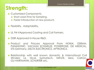 Cosmo Ferrites Limited, India | PDF