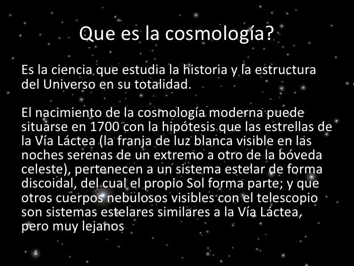 Cosmologia