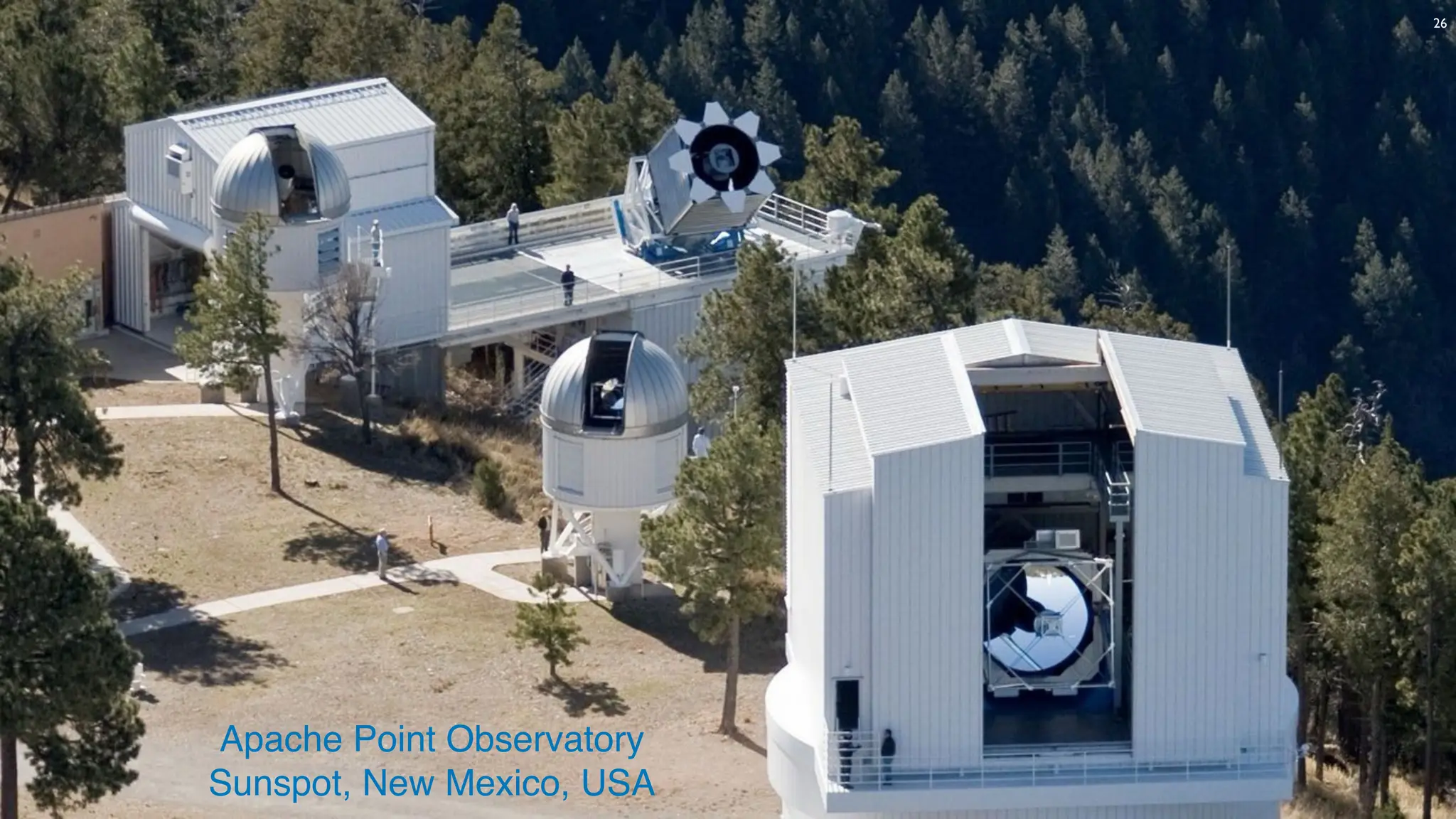 Apache Point Observatory
Sunspot, New Mexico, USA
26
 
