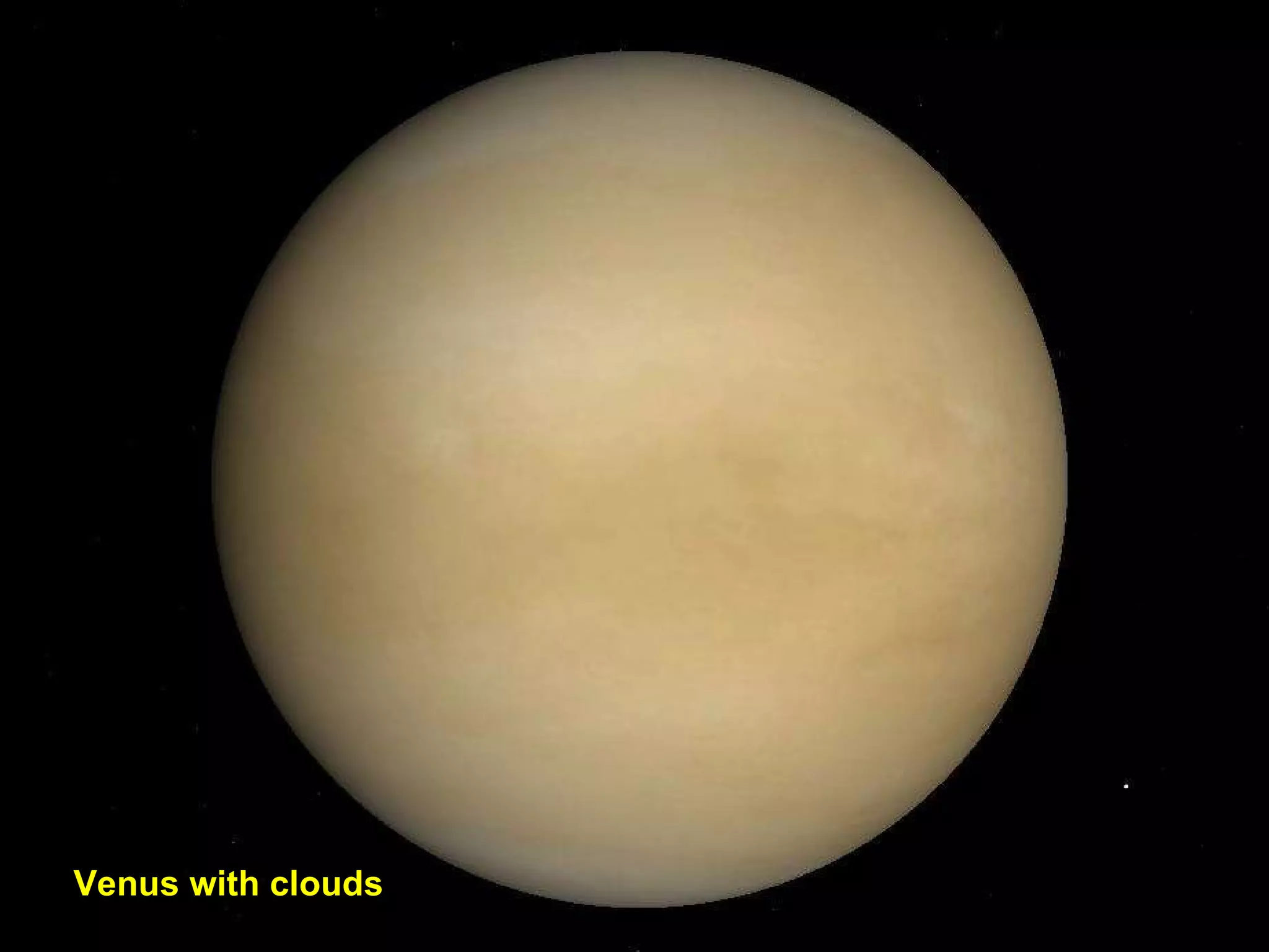 Venus with clouds 