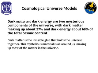 Comprehensive Overview of Cosmology and Large Scale Structure in the ...