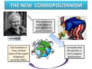 After proposing
seven ideas to
fight against the
power of capital

but transform it
but transform it
into a shared
into a shared
value of the aspect
value of the aspect
stripping it
stripping it
currently offers.
currently offers.

concludes that
concludes that
the solution is
the solution is
not to oppose
not to oppose
globalization
globalization

 