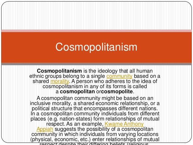 Cosmopolitanism and patriotism