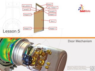 Image courtesy of National Optical Astronomy Observatory, operated by the Association of Universities for Research in Astronomy, under cooperative agreement with the National Science Foundation. 
Lesson 5 
Door Mechanism  