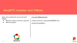 IIT-RTC 2017 Qt WebRTC Tutorial (Qt Janus Client) | PDF