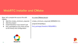 IIT-RTC 2017 Qt WebRTC Tutorial (Qt Janus Client) | PDF