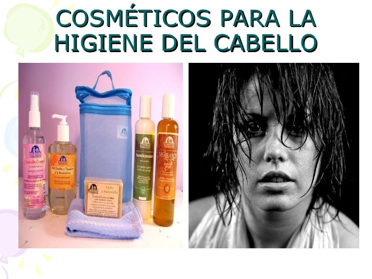 Cosméticos para la higiene del cabello