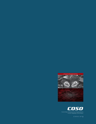 Committee of Sponsoring Organizations
of the Treadway Commission
c o s o . o r g
E n t e r p r i s e R i s k M a n a g e m e n t
 