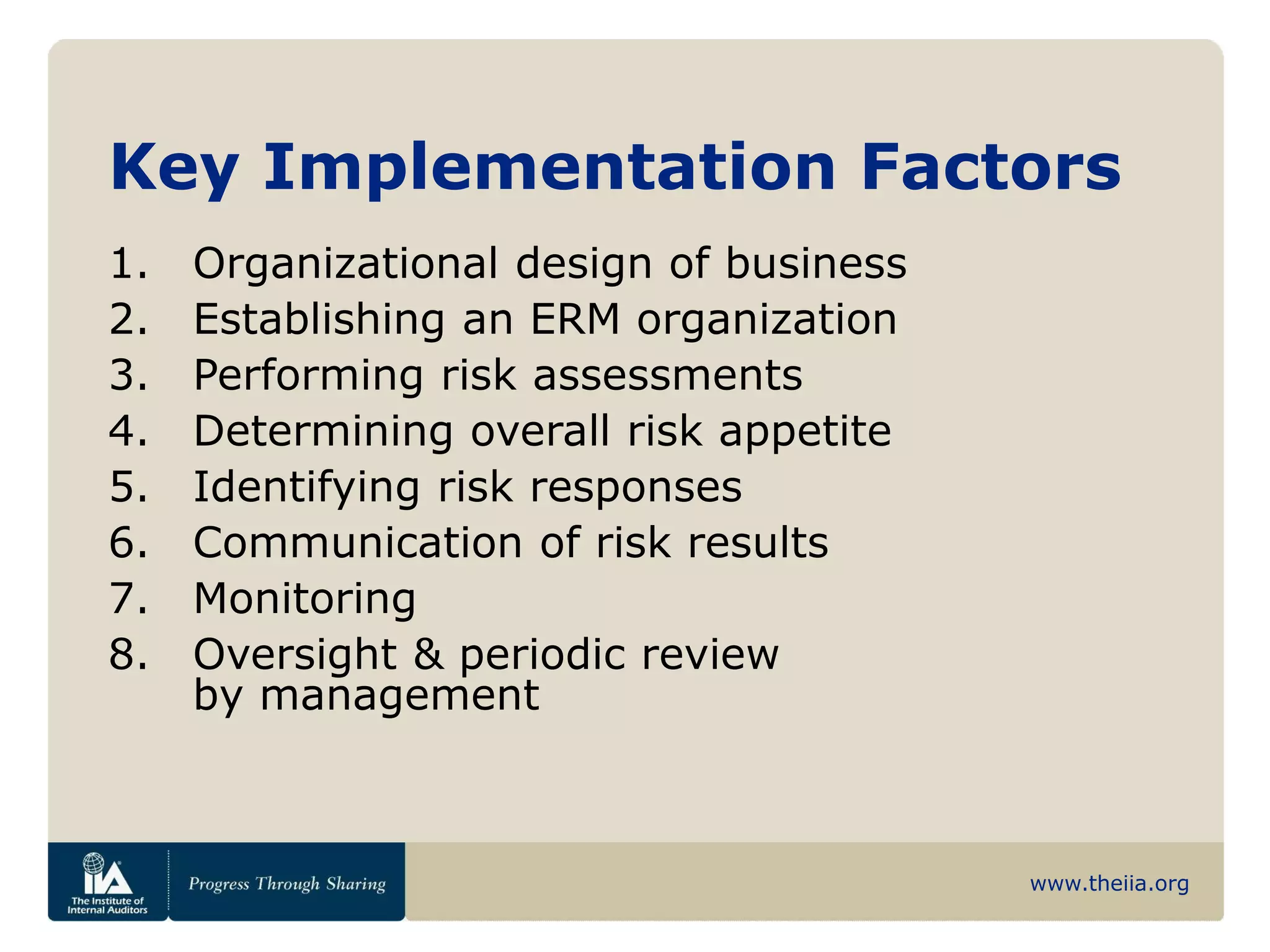 COSO ERM Framework | PPT