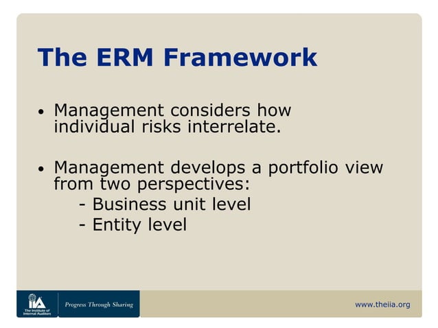 COSO ERM Framework | PPT