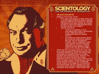 Scientology &amp; Freedom of Information | PPT