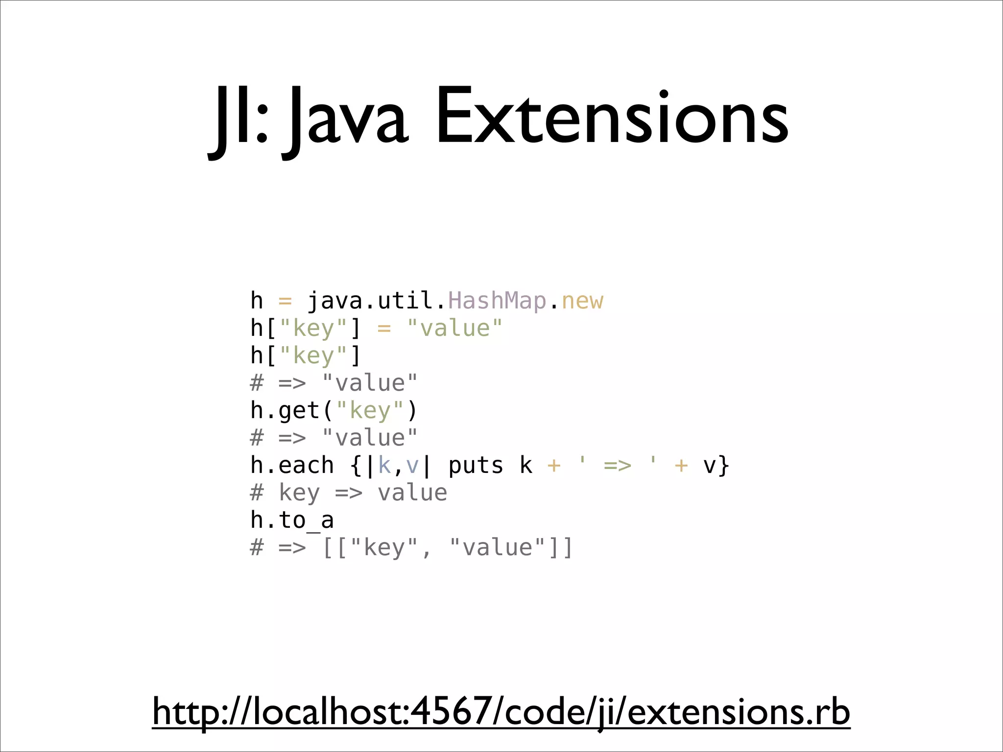 Quick Intro To JRuby
