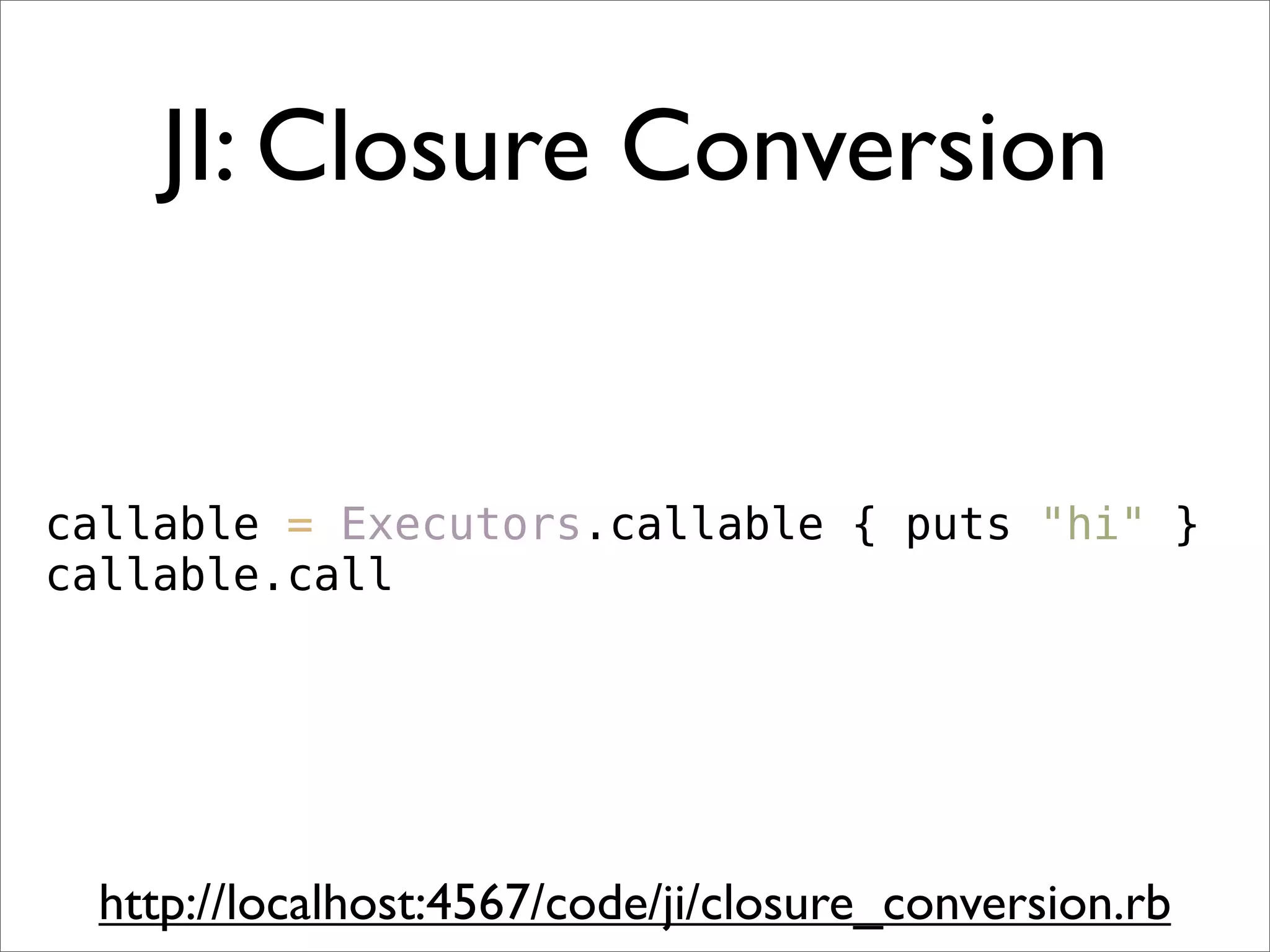 Quick Intro To JRuby