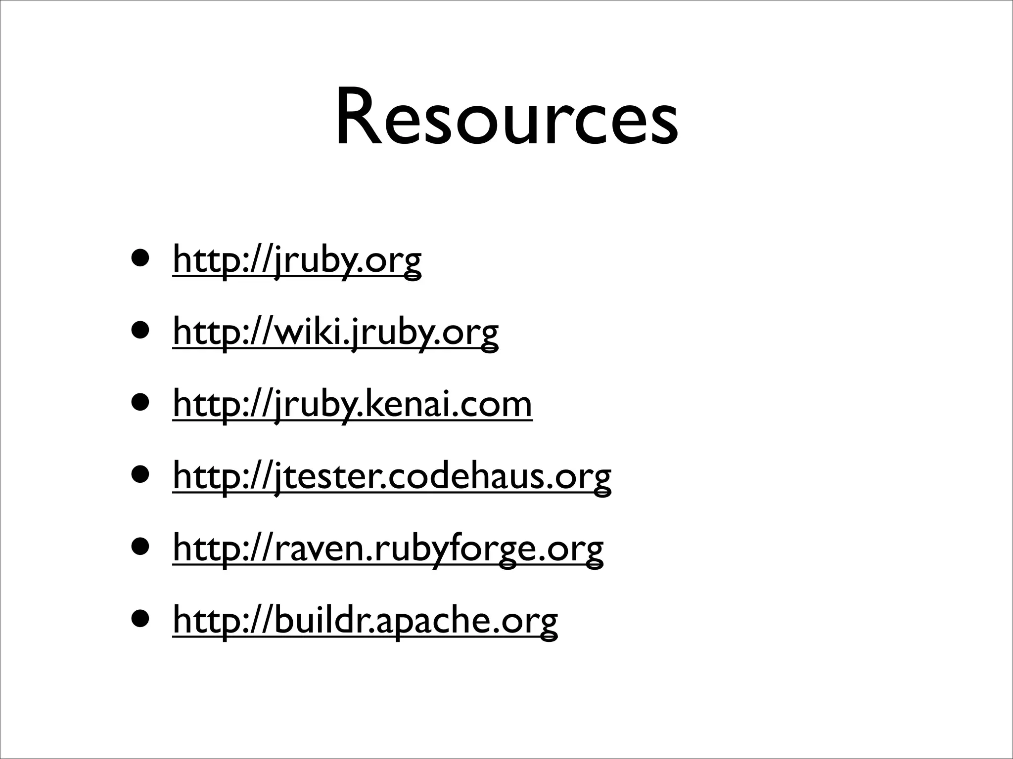 Quick Intro To JRuby
