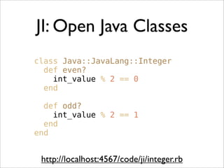 Quick Intro To JRuby