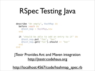 Quick Intro To JRuby