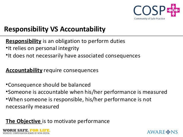 Cosp Safety Accountability