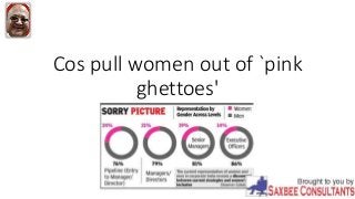 Cos pull women out of `pink
ghettoes'
 