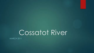 Cossatot River
MARCH 2011
 