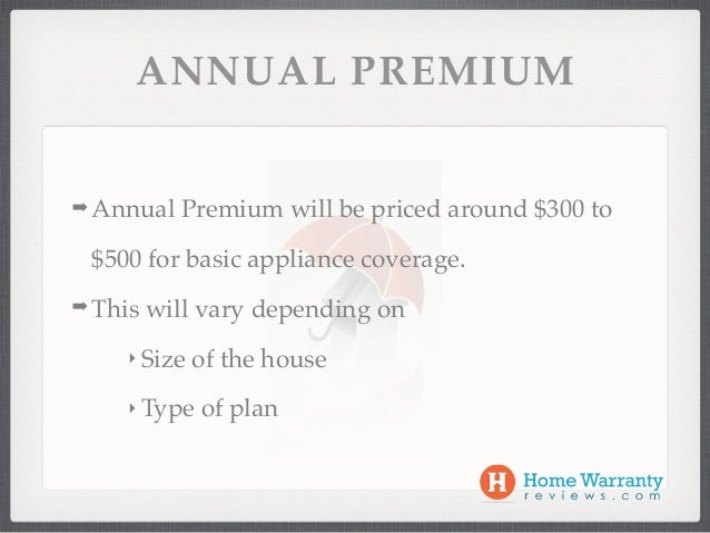 Home Warranty Costs