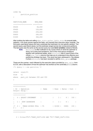 Oracle Position Table Cost Based Oracle Fundamentals | DOC
