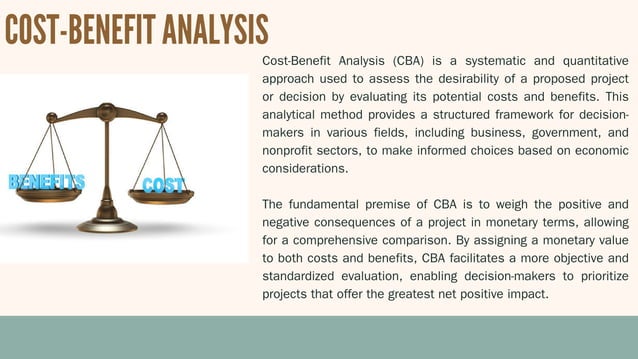 COST BENEFITS ANALYSIS PDF visual data 3