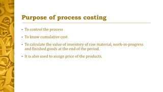 Process Costing | PPTX