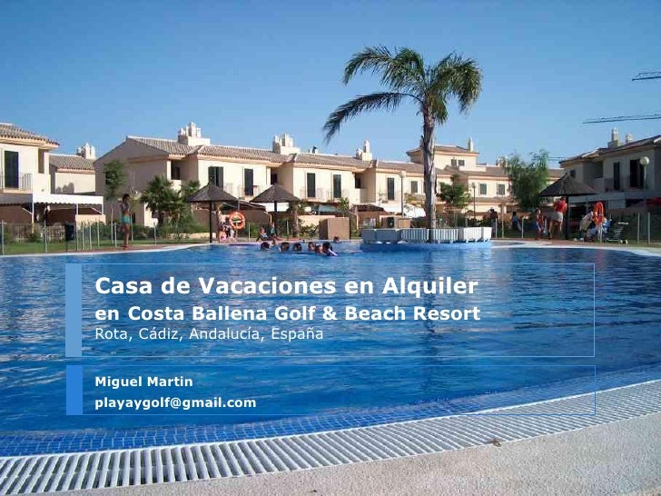 Costa Ballena Golf & Reach Resort - Casa Alquiler Vacaciones
