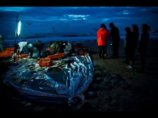 Costa caparica, pescadores e gaivotas