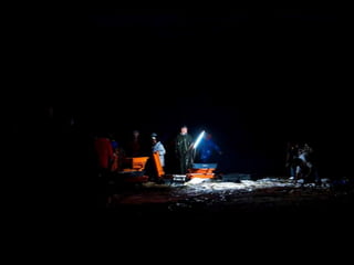 Costa caparica, pescadores e gaivotas