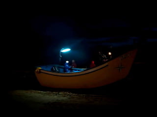 Costa caparica, pescadores e gaivotas