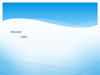 Answer:
1500
 